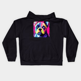 French Bulldog Pop Art - Dog Lover Gifts Kids Hoodie